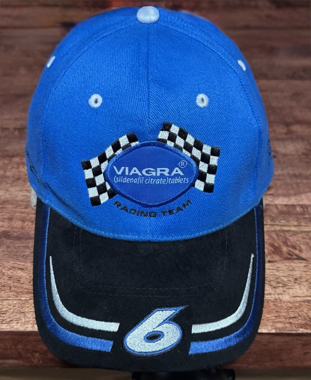 Vintage Pfizer Racing Team Mark Martin Roush Racing Nascar Strapback Hat Dad Cap